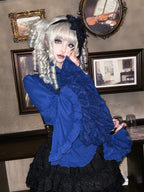 Gothic Lolita Blouse, Lace Hime-sleeve - image 6