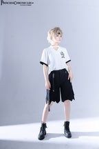 LueYingGuiTan - Embroidered White Ouji Lolita Shirt - image 4