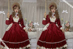 Vintage Elegant Velvet OP Dress - image 44