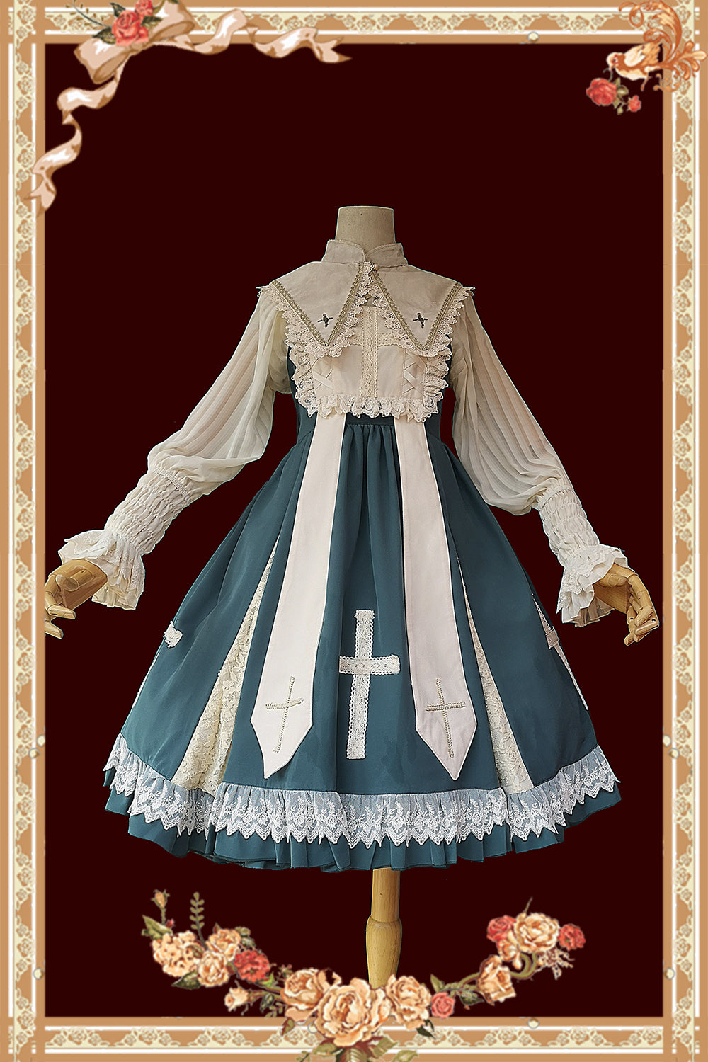 Breath of Heaven - Gothic Lolita JSK Dress and Accessories - image 24