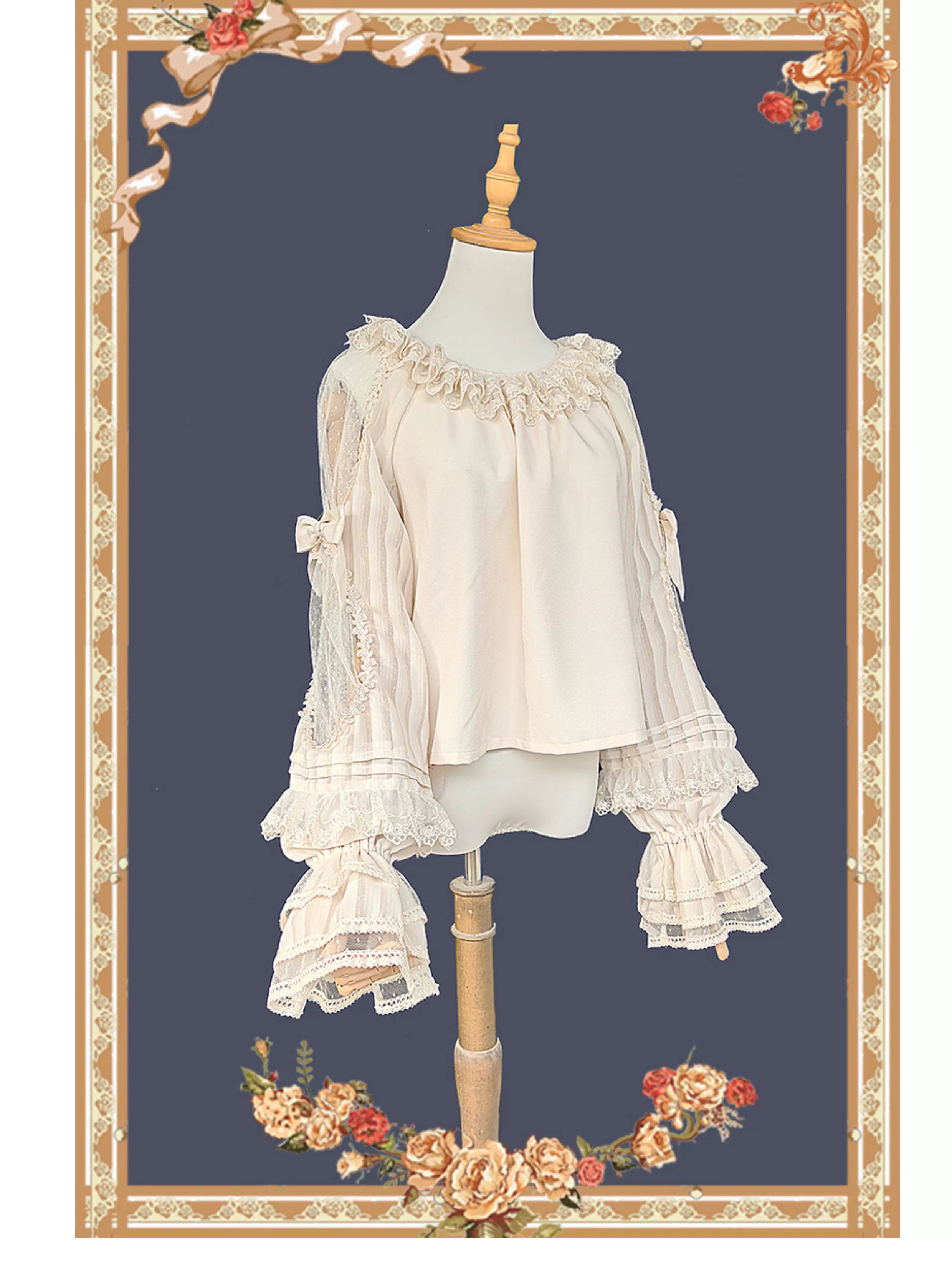 Lilith's Cage - Gothic Lolita JSK Dress & Blouse - image 20