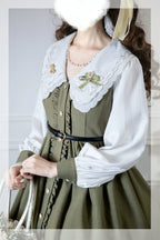 Window Rose - Classic Embroidered Front-Button OP Dress - image 9