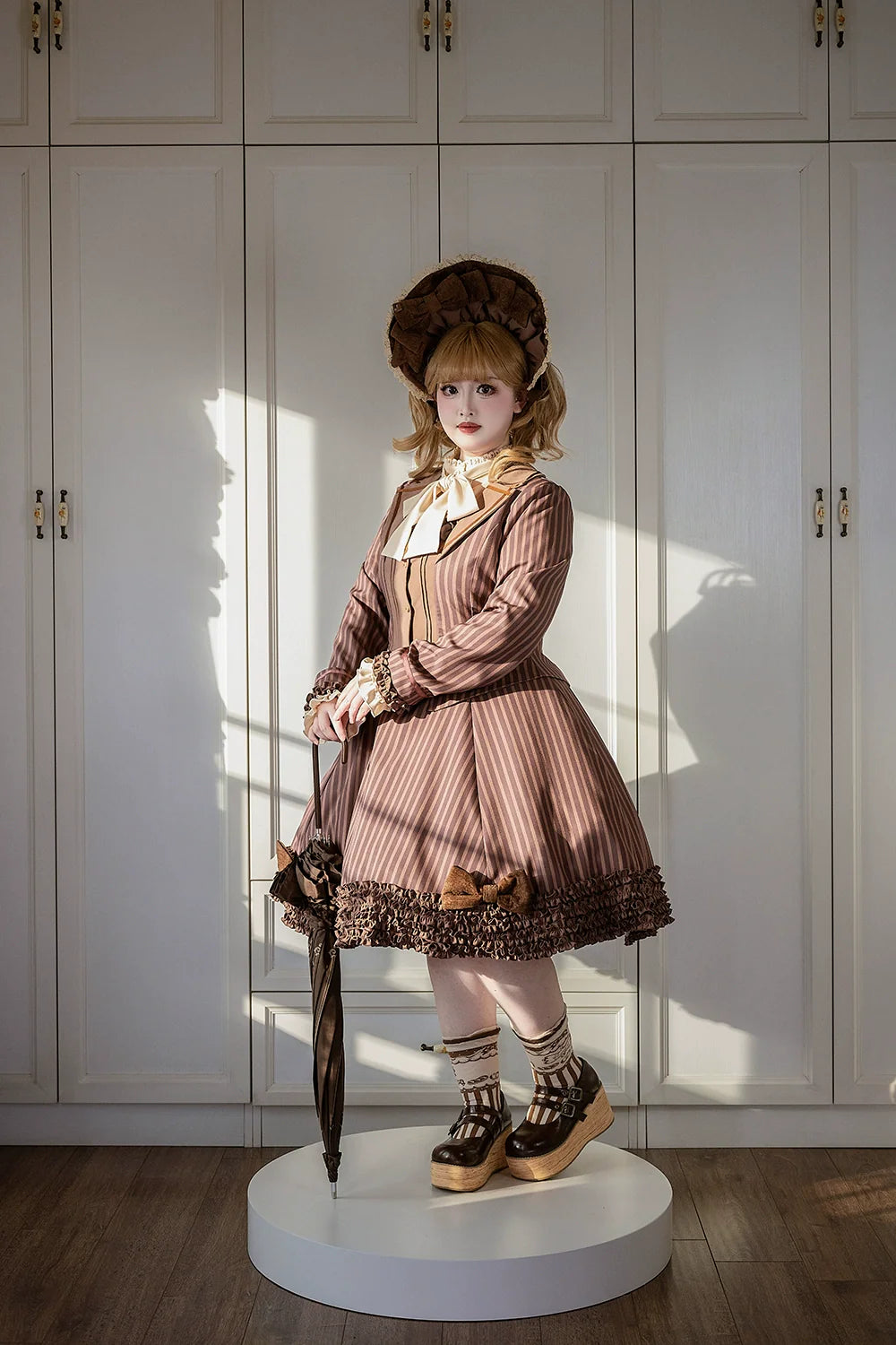 Classic Lolita JSK Customized Stripe Lolita Dress - image 36