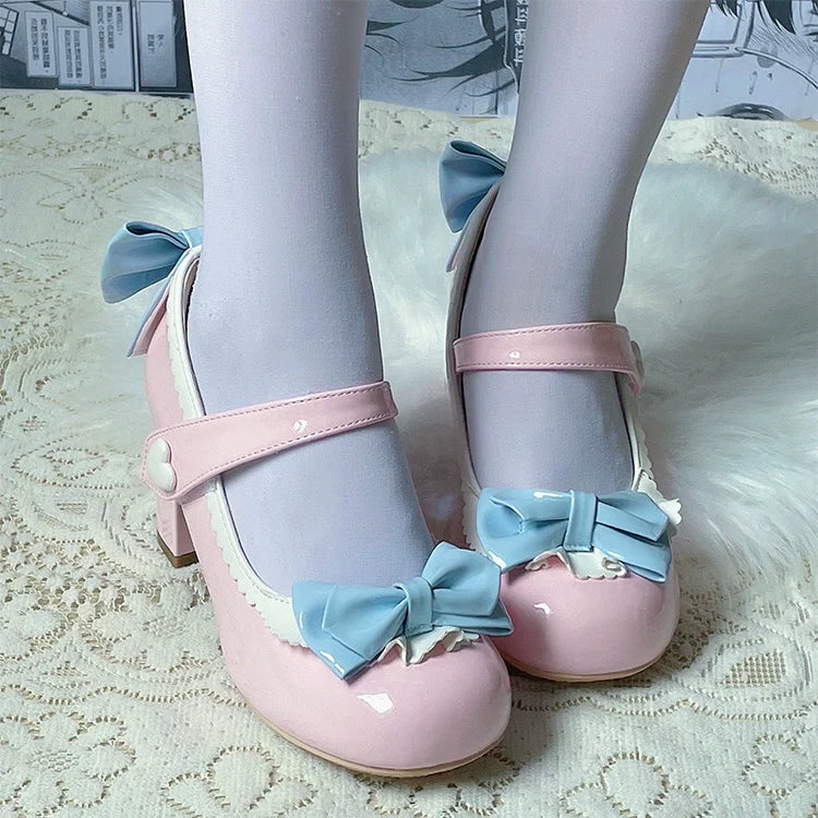 Elegant Lolita Heels Shoes Mary Jane Shoes - image 34