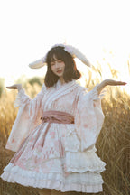 Xiaochunrihe - Wa Lolita OP Dress and Accessories - image 5