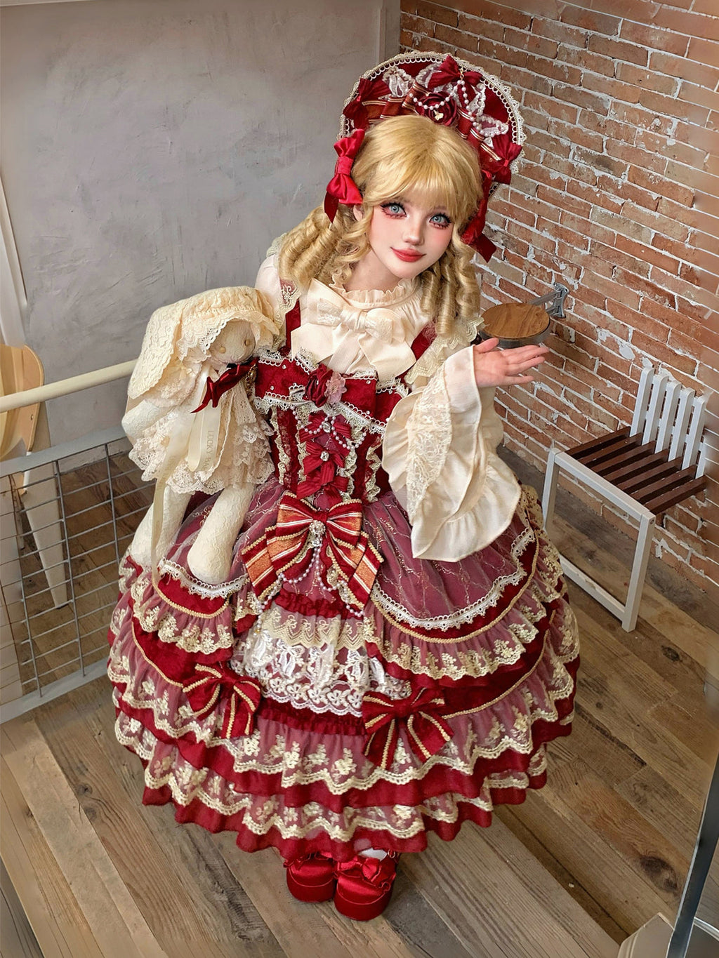 Gem Crown - Sweet Lolita Tiered JSK Dress Suit and BNT - image 10