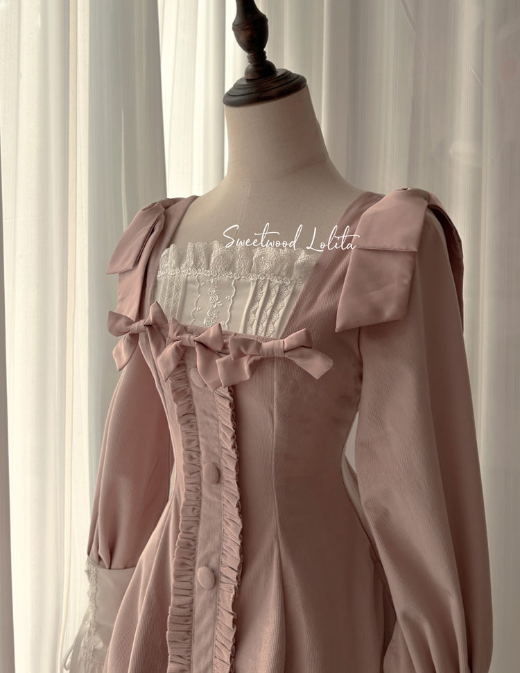 Annie's Gift - Elegant Velvet Lolita OP Dress - image 23