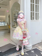 Creamy Celestial - Sweet Lolita Cuffs Handmade Lace Cuffs - image 7