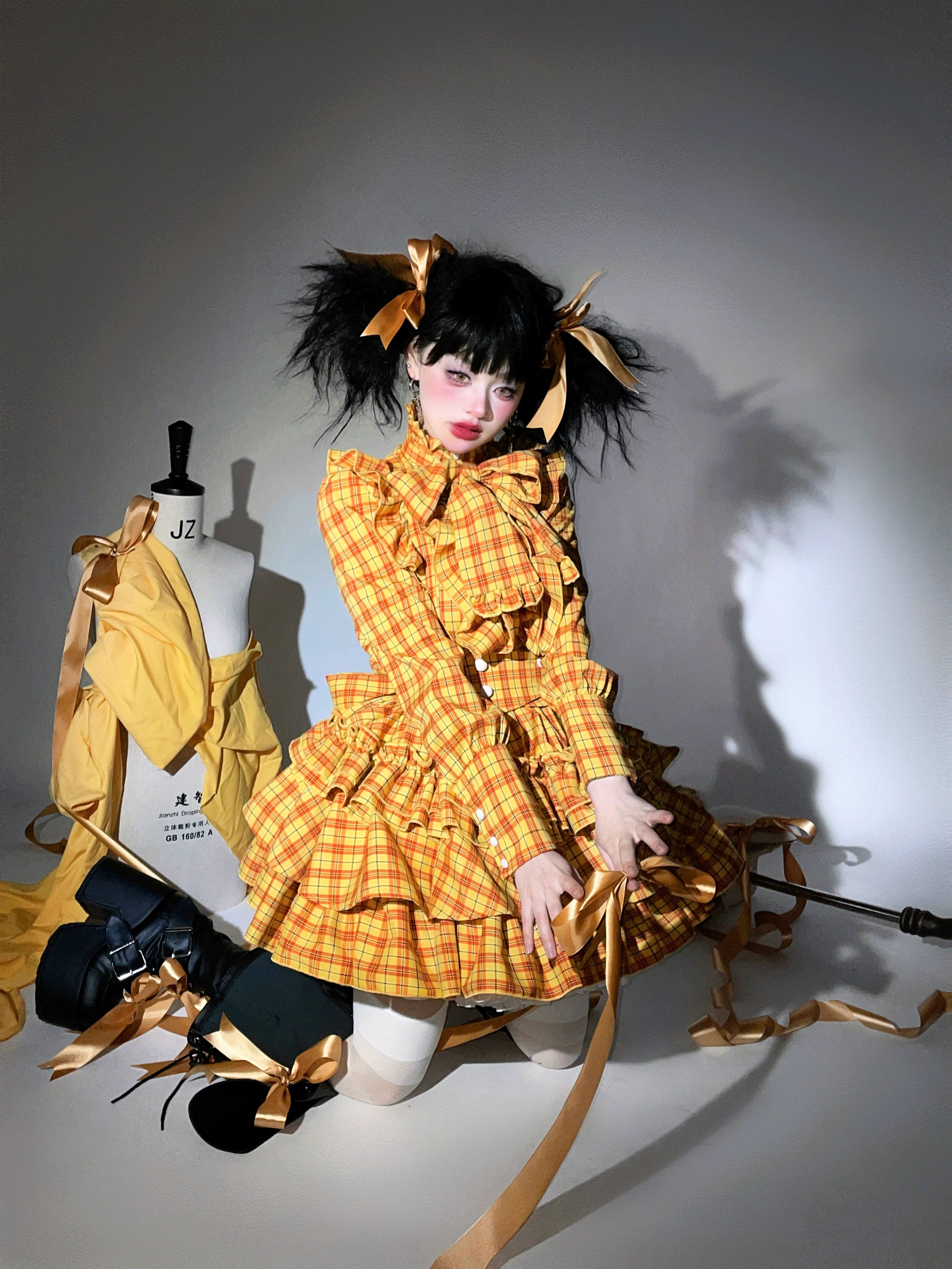 Humanoid Gift Box - Plaid Gothic Lolita Blouse & SK - image 28