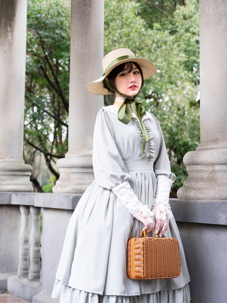 Lola's Diary - Multicolors Classic Lolita Plus Size OP Dress - image 5