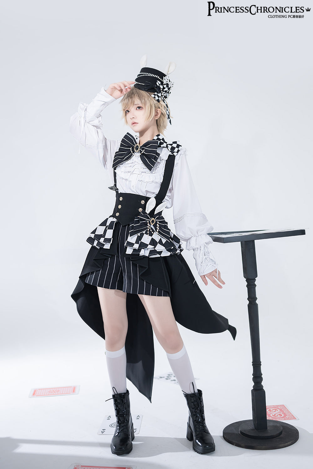 Rabbit Theater Chessboard Ouji Fashion Shirt Set - image 5