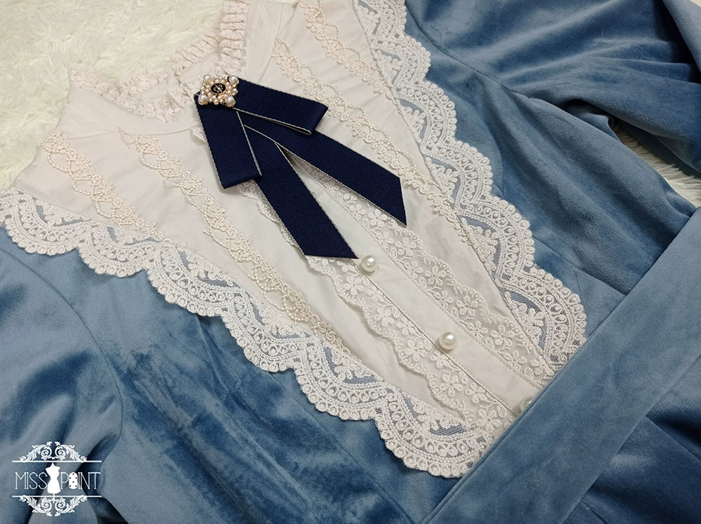 Vintage Elegant Velvet OP Dress - image 63