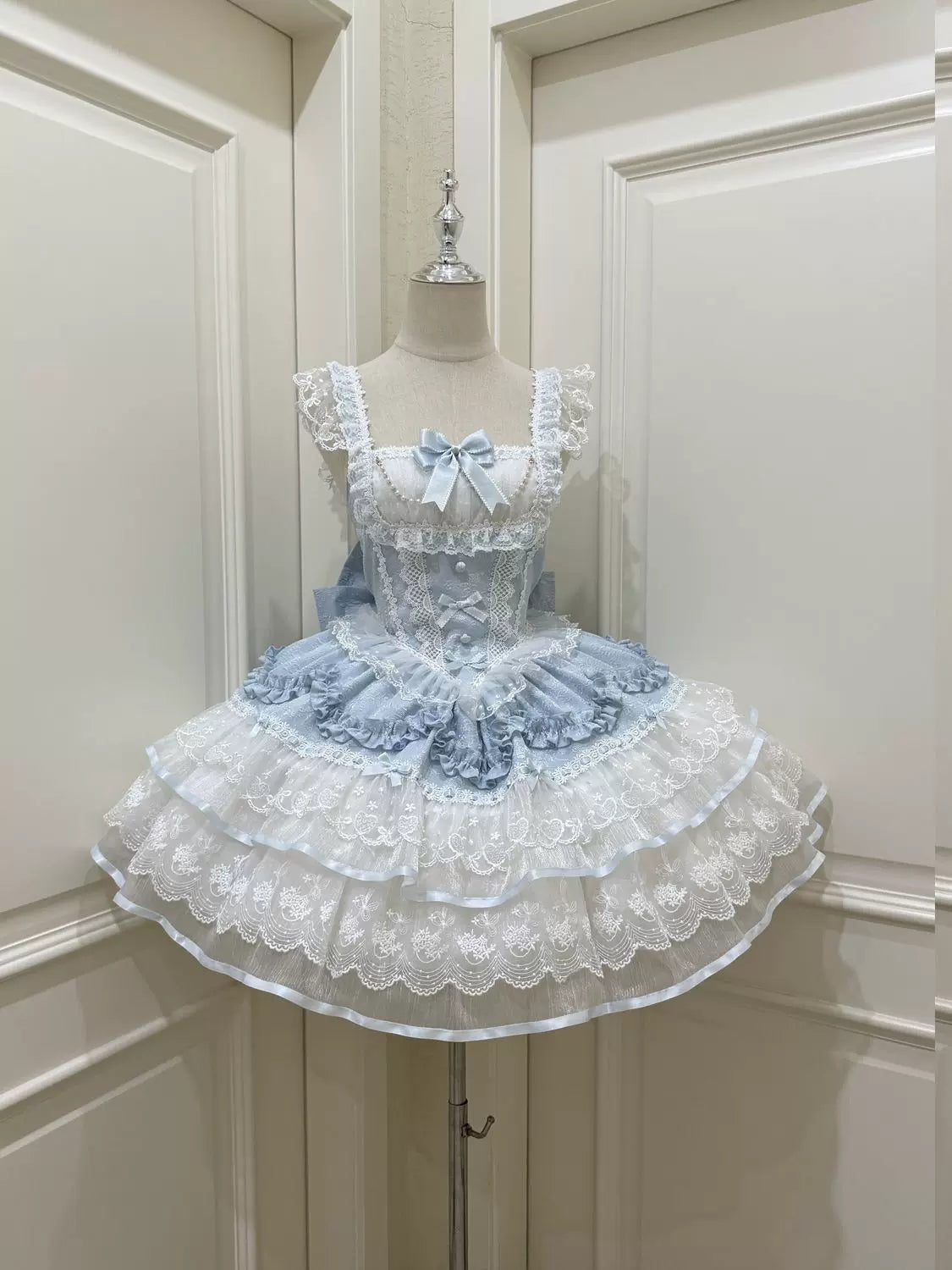 Ballet Dream - Sweet Lolita JSK Dress, Petal-like Layered Skirt - image 1
