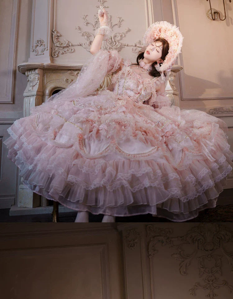 Runaway Princess Pink Wedding Lolita Dress, Plus Size Friendly - image 10