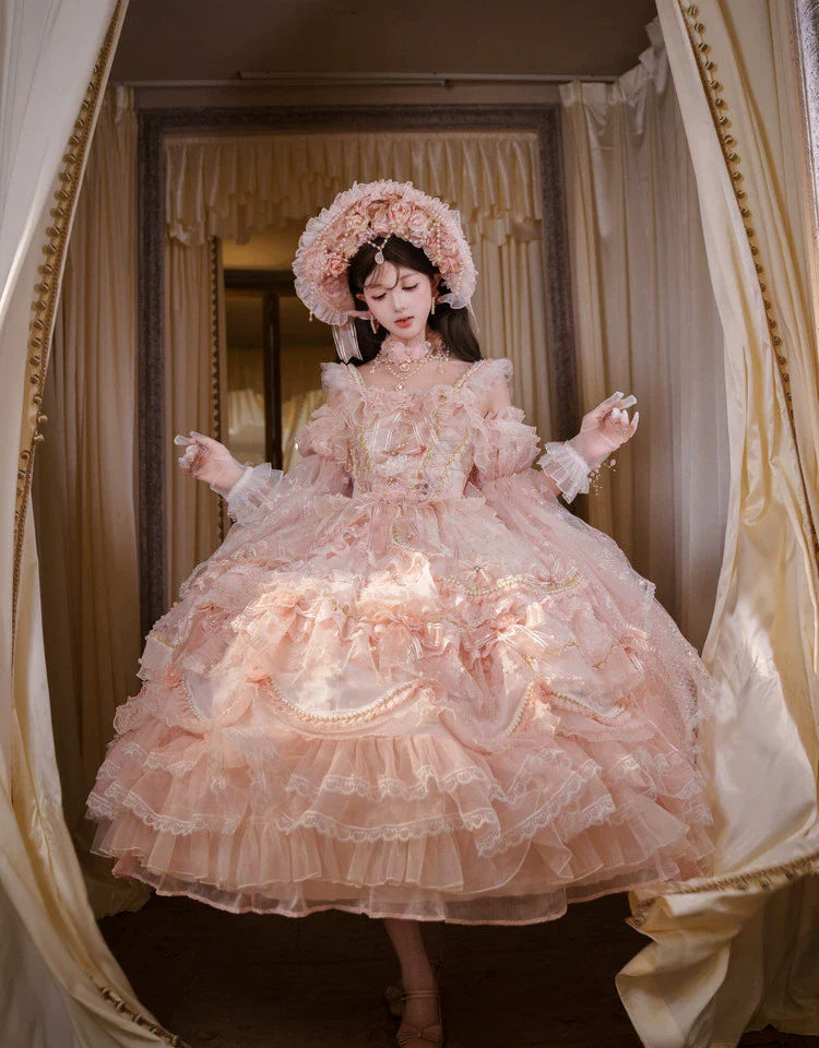 Runaway Princess Pink Wedding Lolita Dress, Plus Size Friendly - image 8