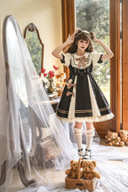Chocolate Workshop - Classic Lolita Short and Long OP Dress - image 3