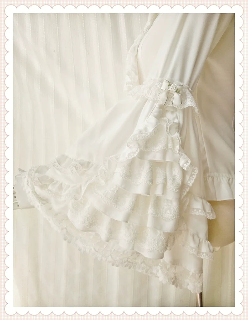 Retro Lolita Hime Sleeve Lolita Blouse - image 8