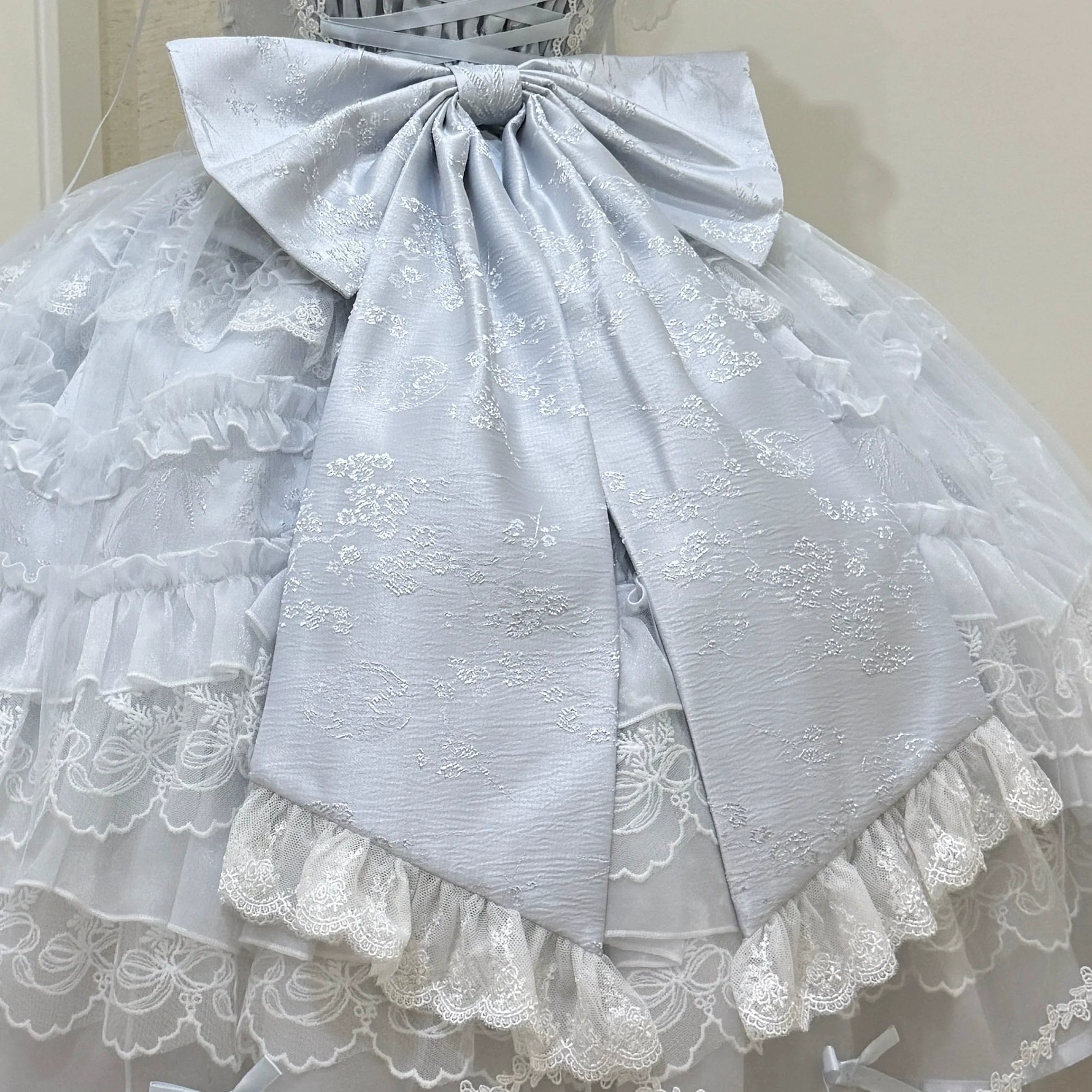 Eternal Vow - Wedding Lolita JSK, Detachable Overlay - image 31