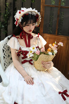 Elegant Floral Sweet Lolita OP Corset Accessory - image 21