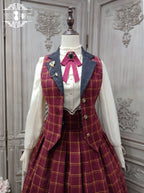 Rose - Elegant Lolita Fishbone Grid Skirt Customized - image 72