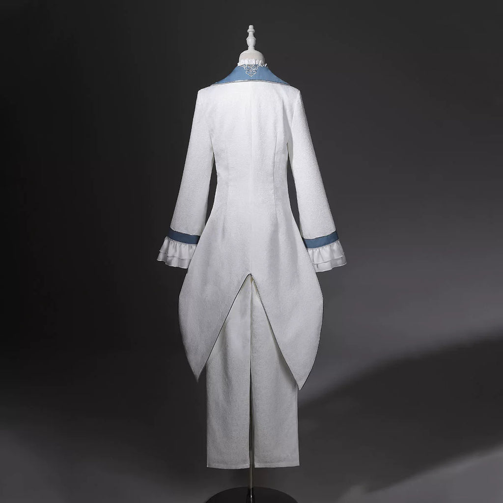 Lunar Paladin - Embroidered Ouji Lolita Tailcoat Set - image 13