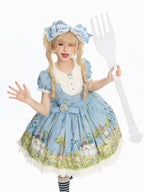 Pastoral Alice Lolita OP Dress and Accessories - image 2