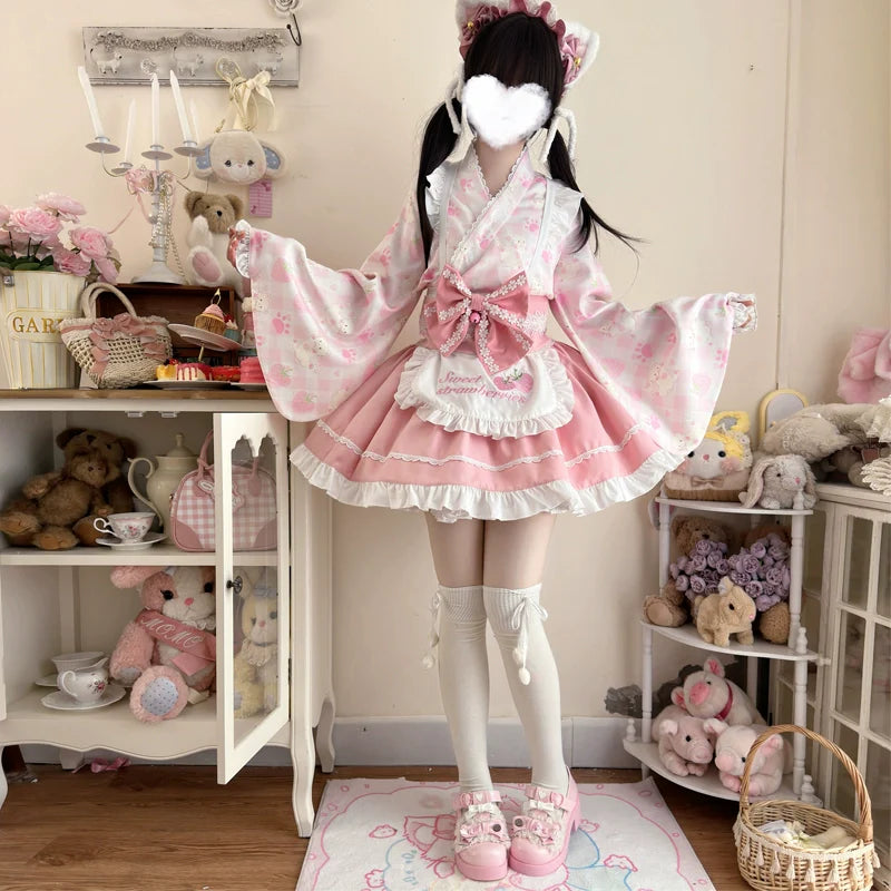 Han Lolita OP Dress Japanese Style Dress for Summer Wear - image 9