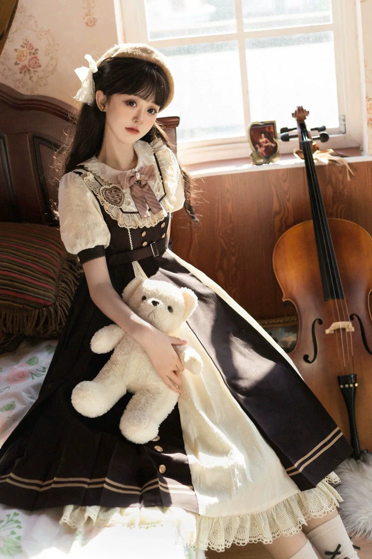 Chocolate Workshop - Classic Lolita Short and Long OP Dress - image 15