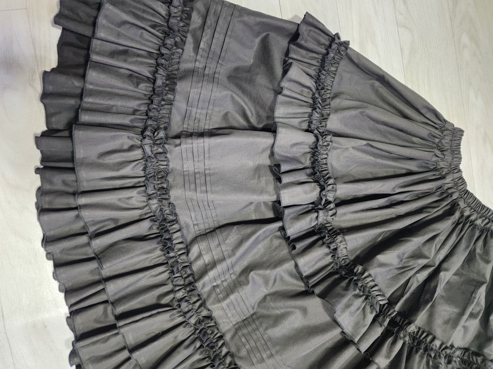Ruffled-Hem Cotton Lolita Petticoat, 60–80cm - image 4