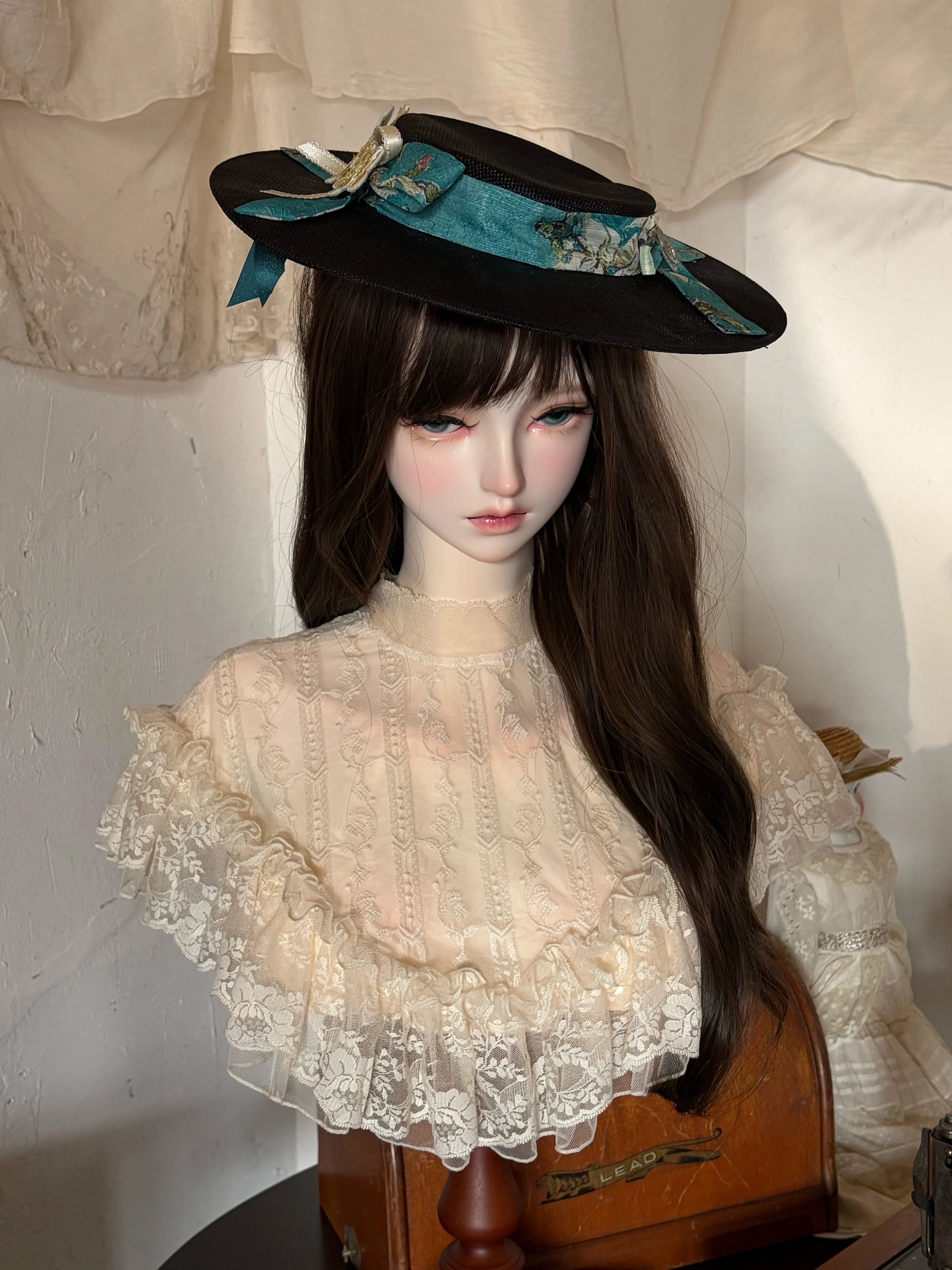 Everblooming Apricot Blossoms Classic Lolita High-Collar JSK and Accessories - image 10