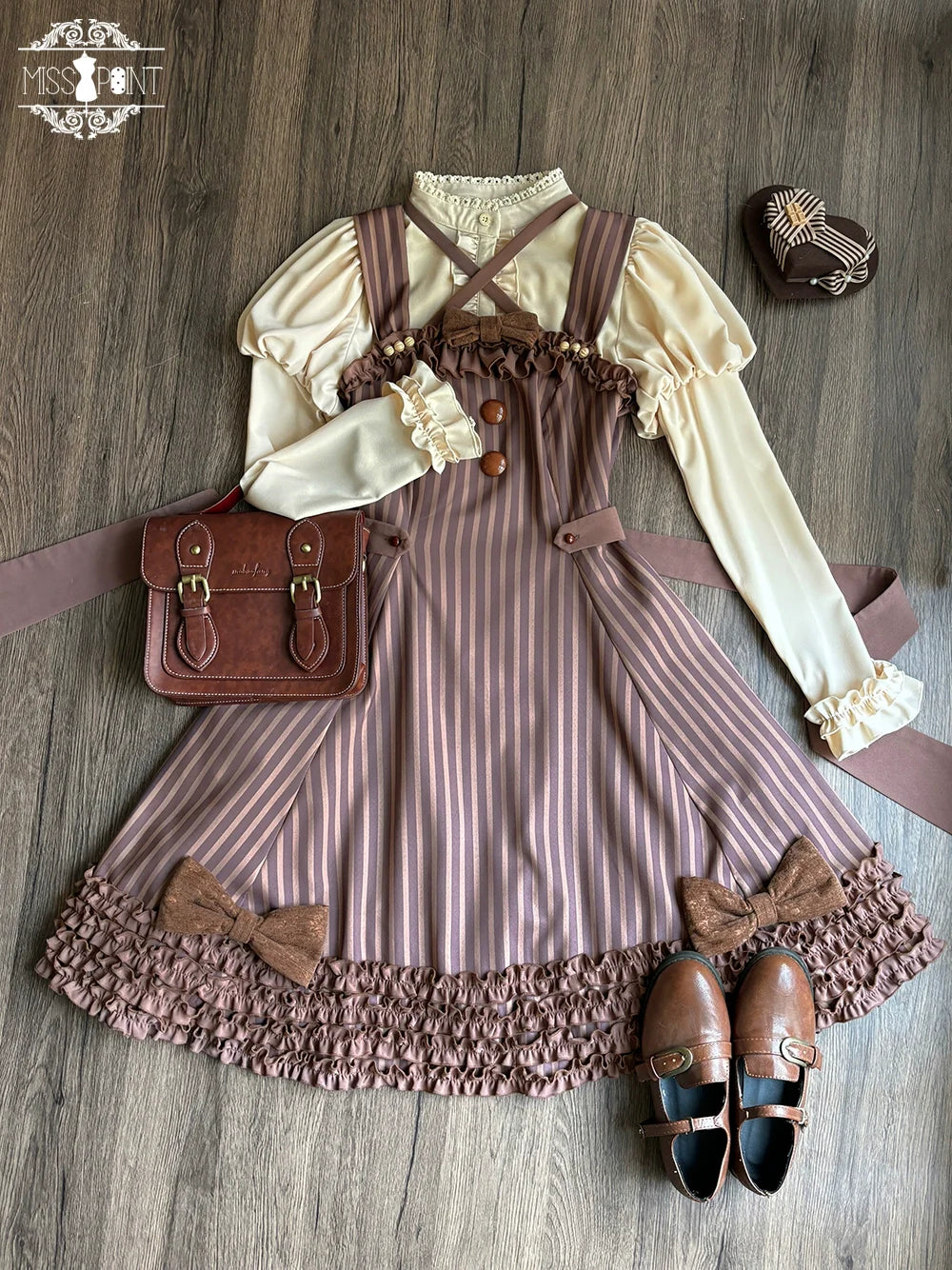 Classic Lolita JSK Customized Stripe Lolita Dress - image 54