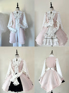 Fallen Moon Code - Retro Military Lolita Vest, Skirt and Pants Collection - image 7