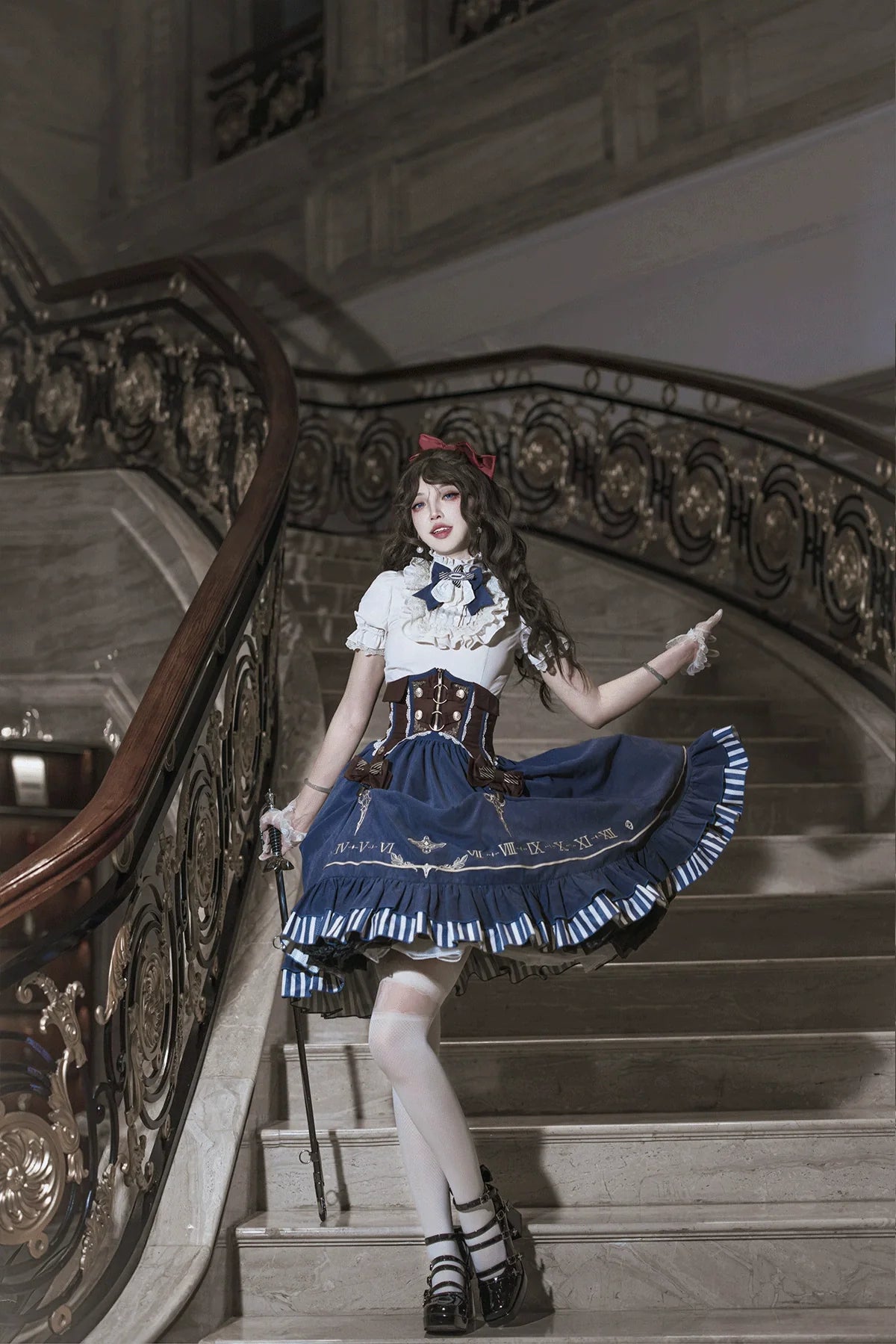 Gilded Pointer - Elegant Classic Lolita Skirt Suit - image 6