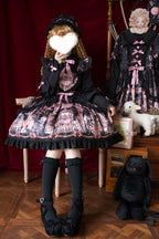 Missing Lamb Case - Gothic Lolita Dress Set with Sheep Prints - image 47
