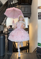 Love Descends - Wedding Lolita JSK Dress, White Blouse and Accessories - image 14