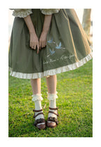 Flying Bird - Plus Size Elegant Lolita JSK Dress With Bird Embroidery - image 51