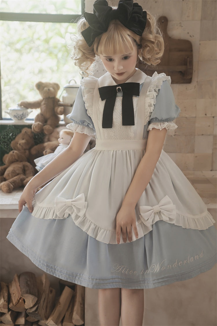 Sweet Alice - Short Sleeves Maid Lolita OP - image 18
