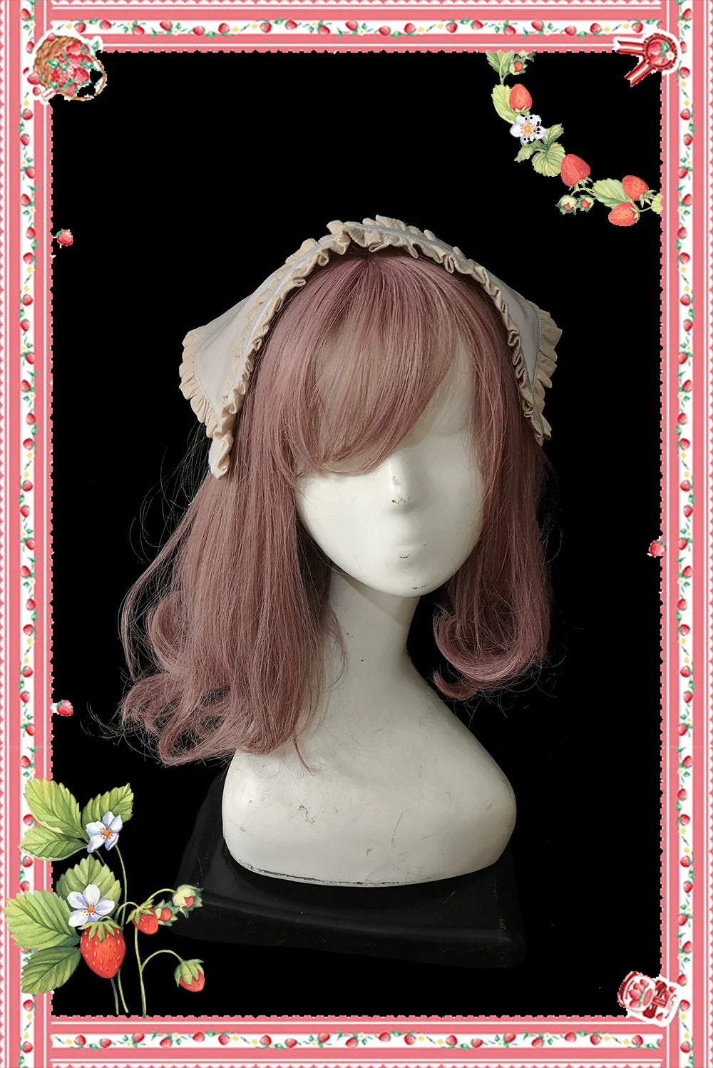 Sweet Lolita Accessories Bonnet KC Socks Beret - image 53