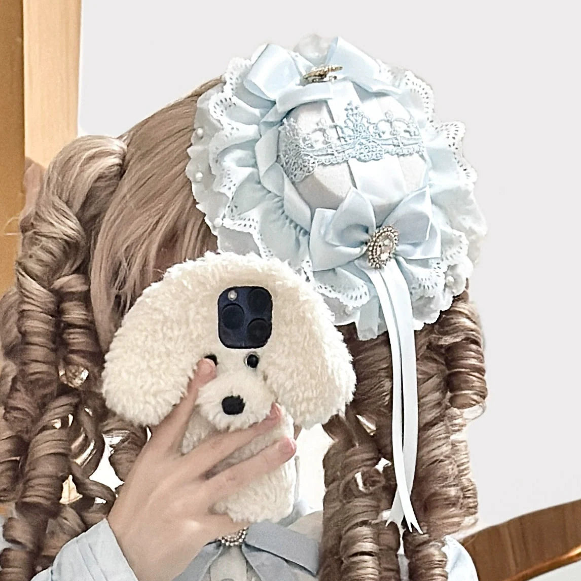Solo Puppet Sweet Lolita OP Dress with Princess Long Sleeves - image 32