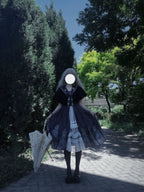 Silent Church - Gothic Lolita JSK Dress Printed Dress Thin Shawl Set - image 16