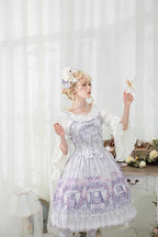 Pearl Chain Lace Bow Lolita Kawaii Necklace - image 7