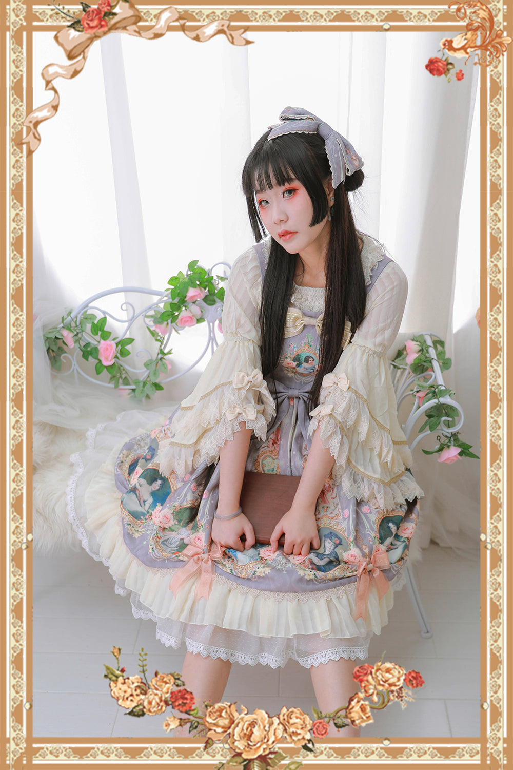Portrait of a Little Lady - Classic Lolita JSK Dress - image 17