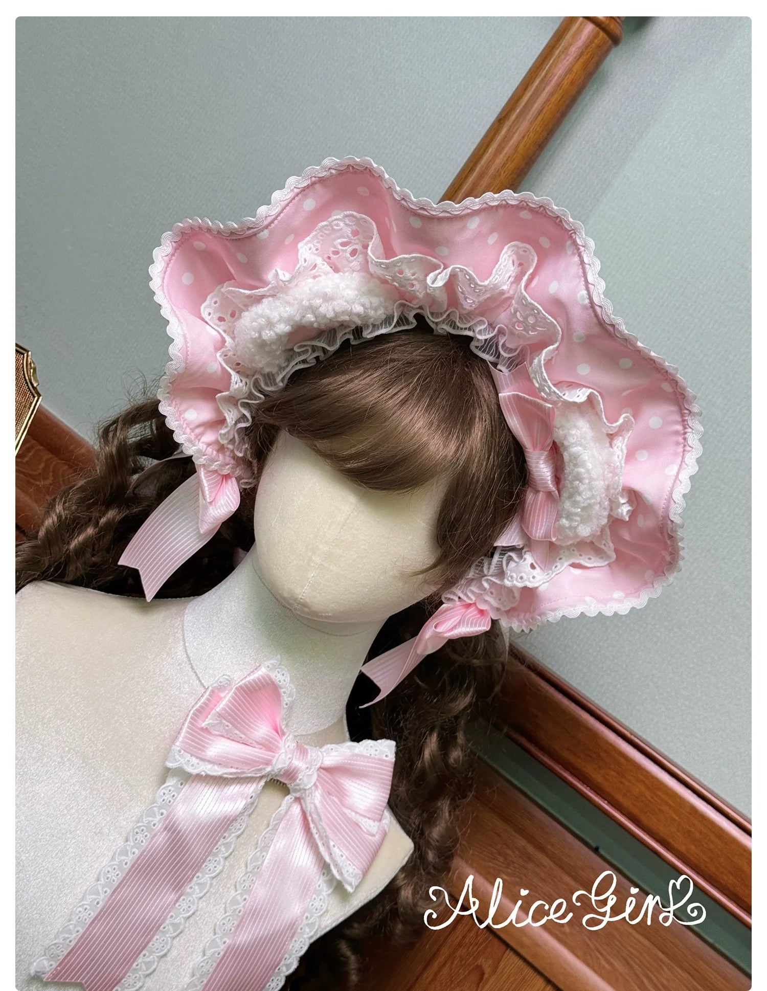 Old School Polka Dots - Sweet Lolita BNT & Detachable Sleeves - image 10