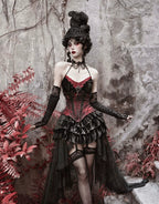 Duchess - Velvet Gothic Lolita Dress, Corset & Skirt - image 9