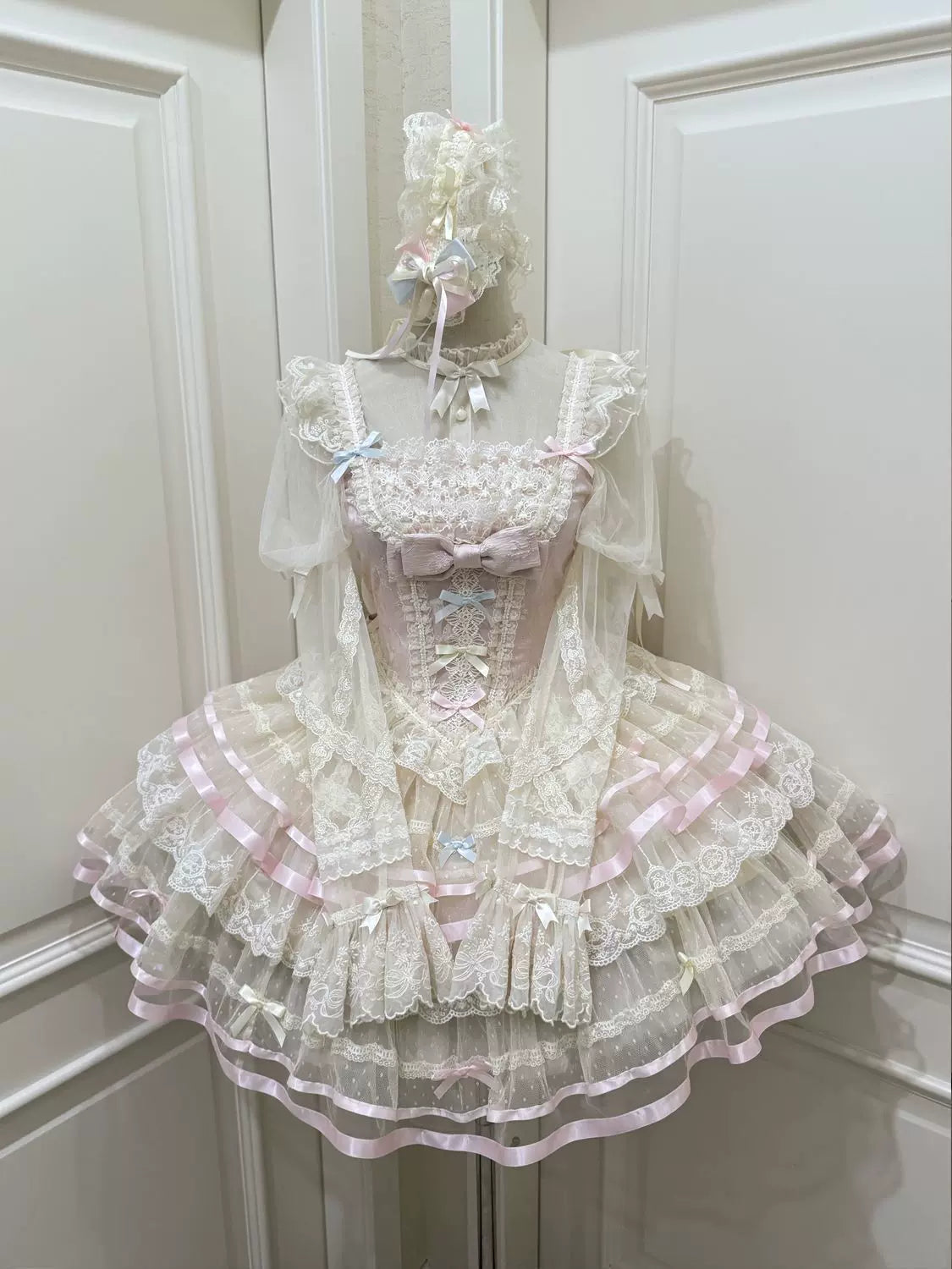 Butterfly Ballet - Sweet Lolita JSK Dress, Layered Tulle Hem - image 1