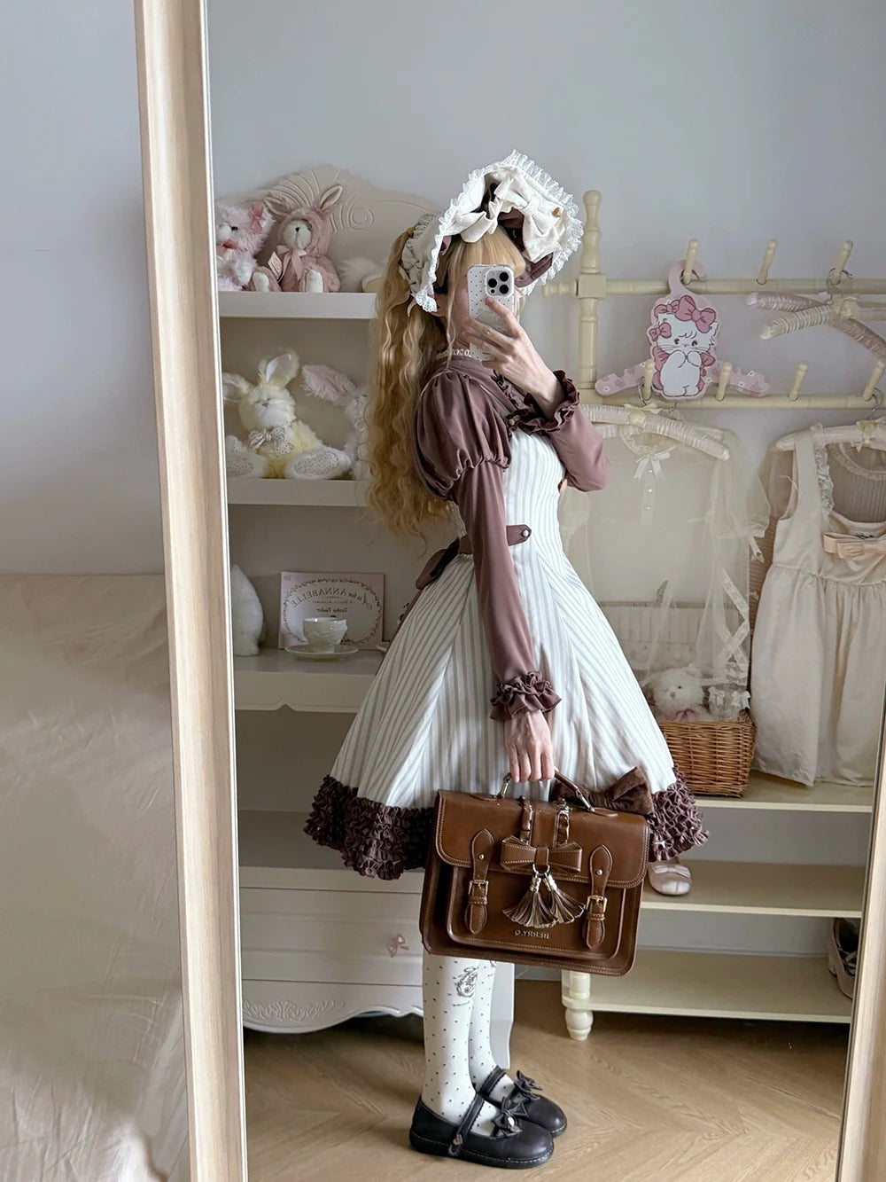 Classic Lolita JSK Customized Stripe Lolita Dress - image 48
