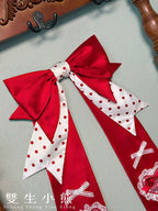 Bite The Cake - Sweet Lolita Accessories, Red & White Polka Dots - image 43