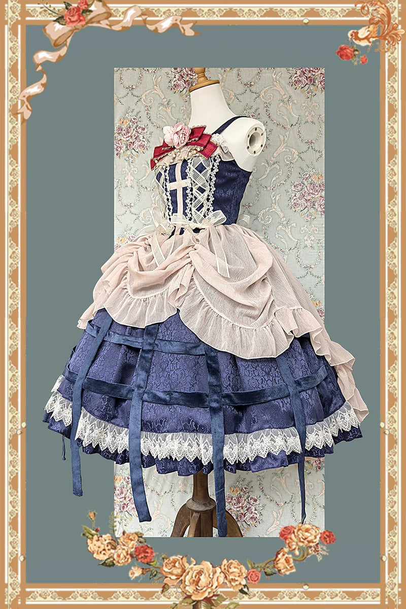 Lilith's Cage - Gothic Lolita JSK Dress & Blouse - image 10