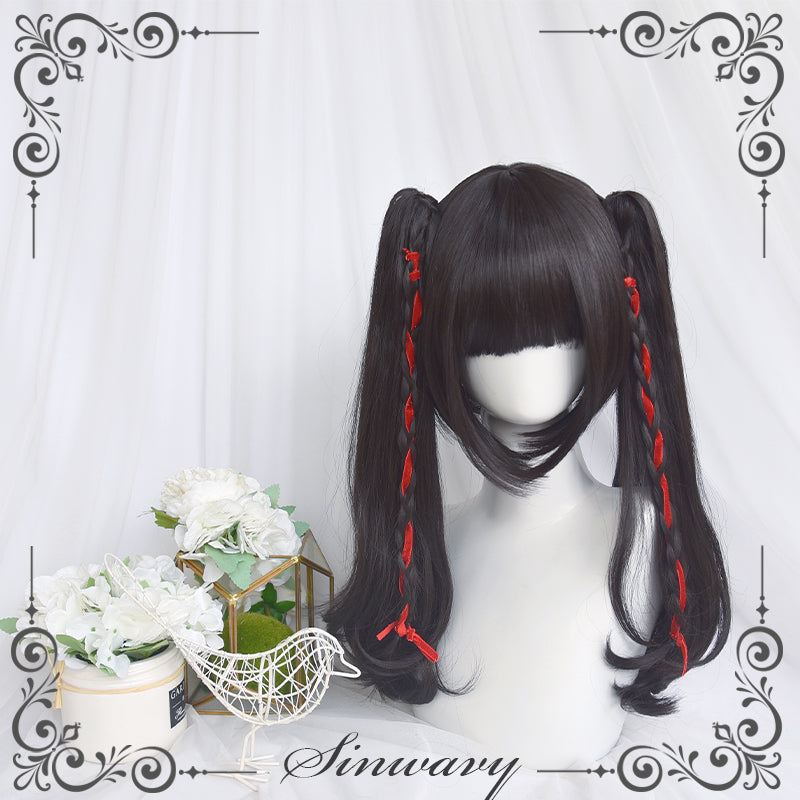 Pandora's Box - Lolita Short Wig with Cute Double Ponytails - image 23