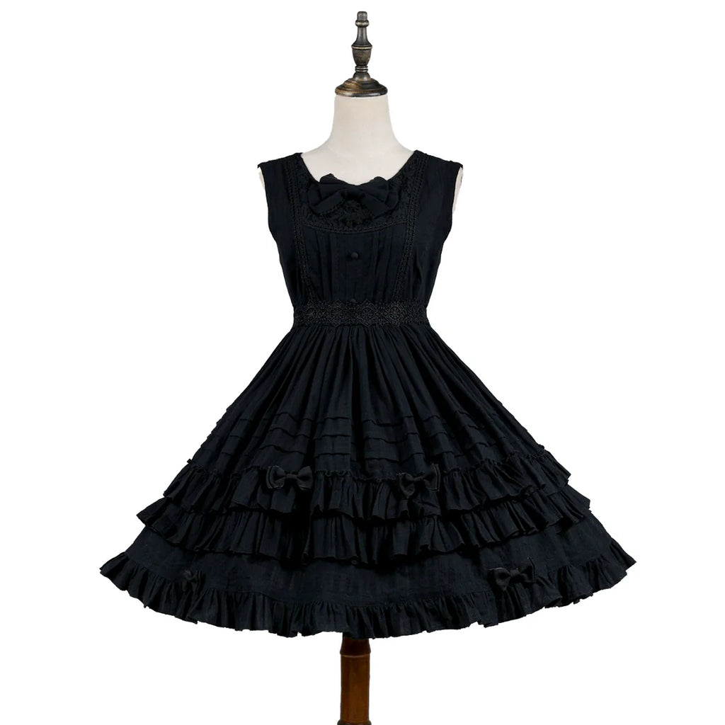 Elegant Lolita JSK Dress Solid Color JSK - image 2